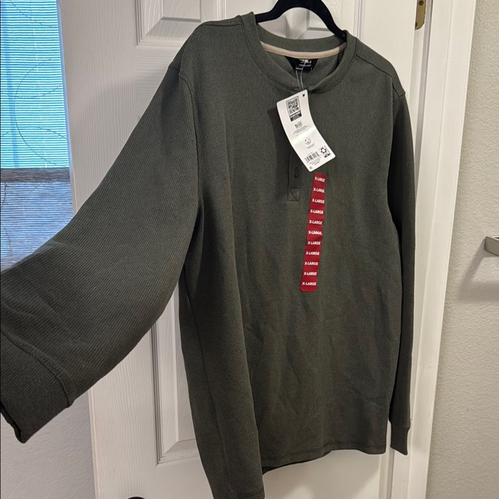 Members mark Olive Thermal Henley